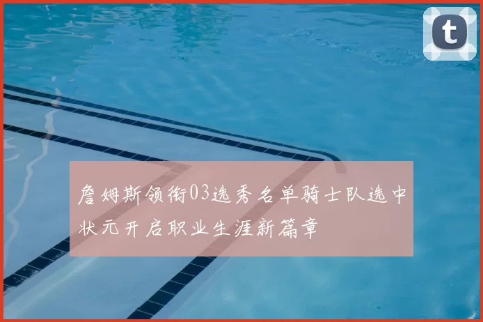 詹姆斯领衔03选秀名单骑士队选中状元开启职业生涯新篇章