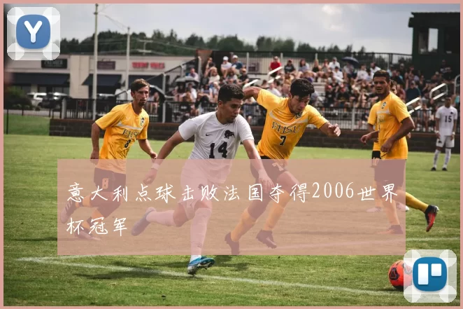 意大利点球击败法国夺得2006世界杯冠军